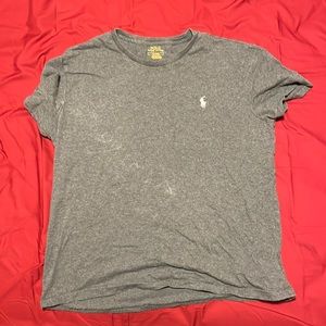 Dark grey polo T-shirt